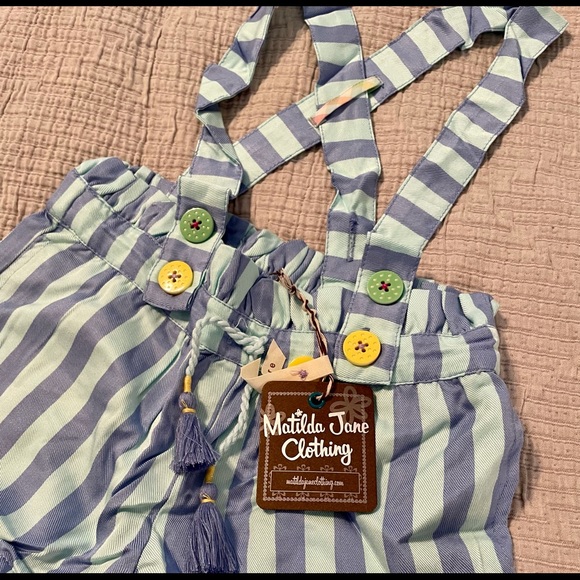 Matilda Jane overall shorts NWT - Picture 3 of 4